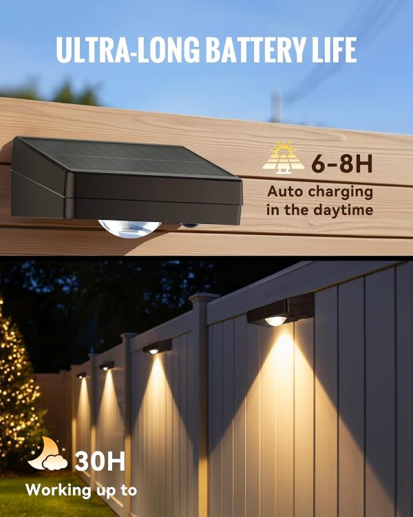 FabStyl Solar Fence Light 3 Modes Waterproof Outdoor-2
