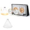 APILAB Solar Fence Lights Weatherproof Security Lighting-3