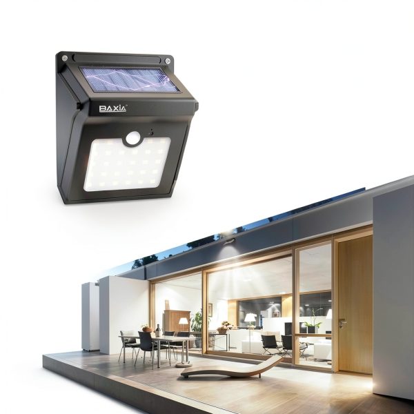 Solar Motion Light BAXIA Outdoor ABS Wall-2
