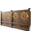 Gardencave Solar Fence Lights 2 Pack Geometric Mandala-3