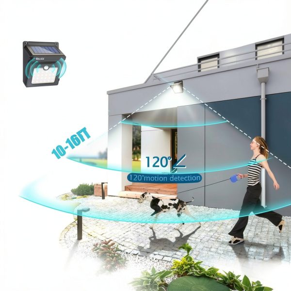 Solar Motion Light BAXIA Outdoor ABS Wall-3