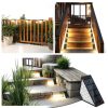 Solar Step Light BKBB PPBB ssl-all-04 Ultra-Thin 15-LED Waterproof-1