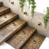 Gardencave Solar Fence Lights 2 Pack Geometric Mandala-2