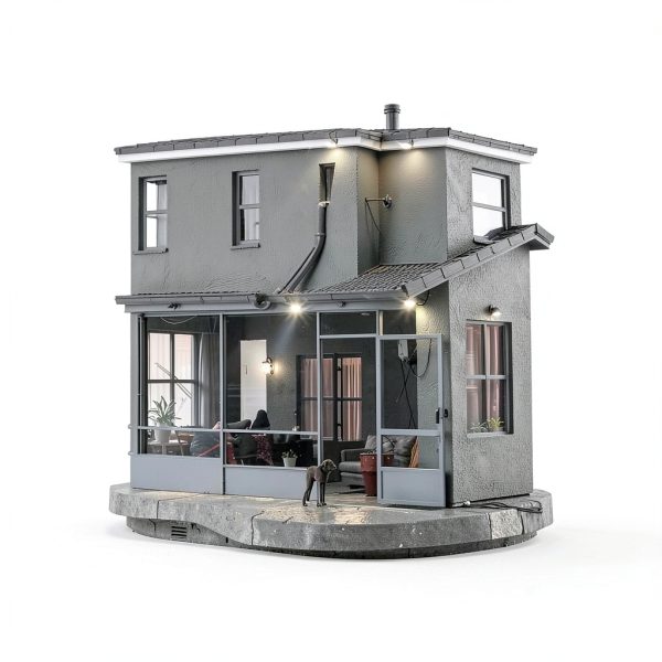 Solar Motion Light BAXIA Outdoor ABS Wall-1