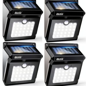 Solar Motion Light BAXIA Outdoor ABS Wall-0