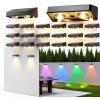 Solar Fence Light ESUNYD Waterproof LED Step Light-6