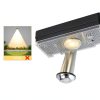 SolarGlow Outdoor Wall Light 4 Pack Black Waterproof RGB LED Touch-6