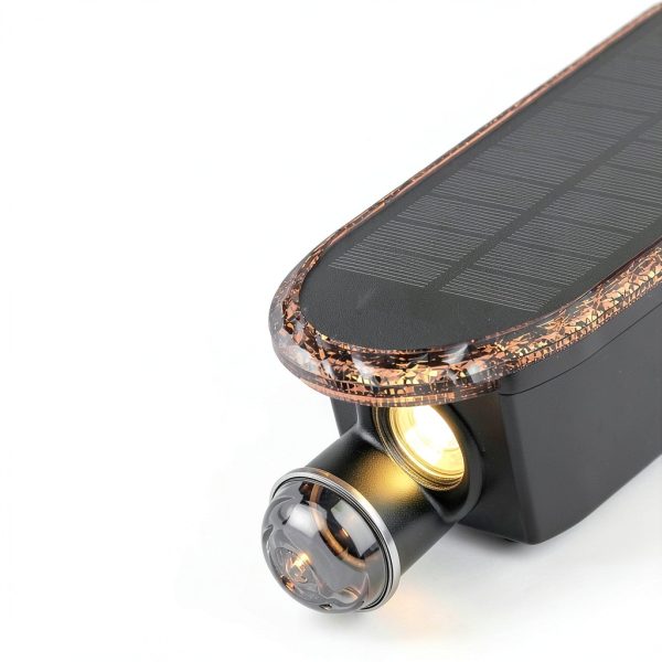Ellasay Solar Fence Light 12 Pack 3000-6000K Bright LED IP67-1