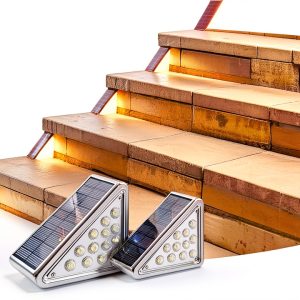 Solar Step Light JEJOT J117-6P Cool and Warm White 6 8 12 Color-0