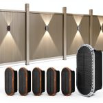 Ellasay Solar Fence Light 12 Pack 3000-6000K Bright LED IP67-0