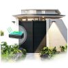 SolarGlow Outdoor Wall Light 4 Pack Black Waterproof RGB LED Touch-3