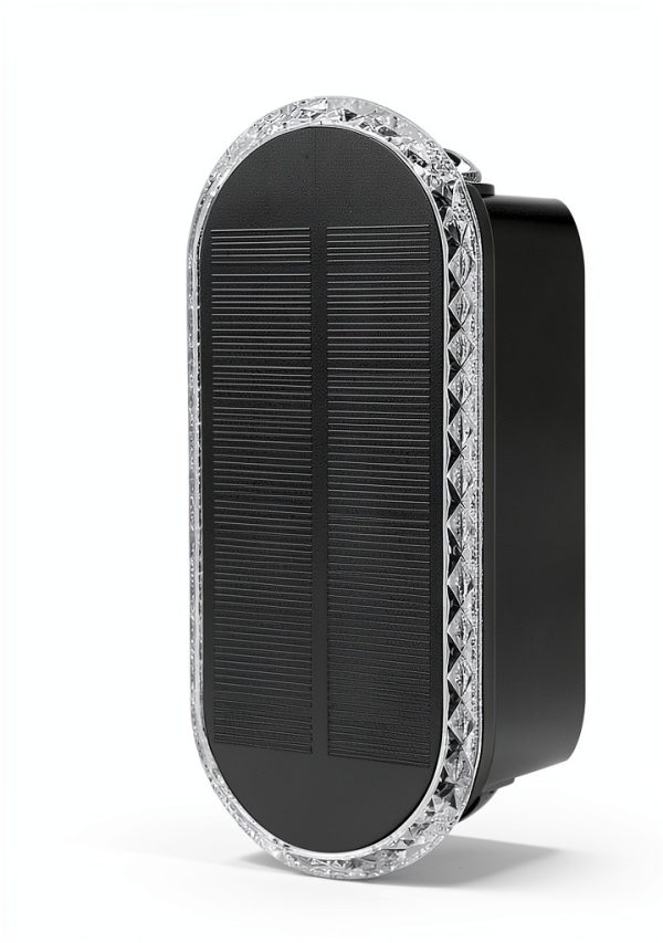 Ellasay Solar Fence Light 12 Pack 3000-6000K Bright LED IP67-5
