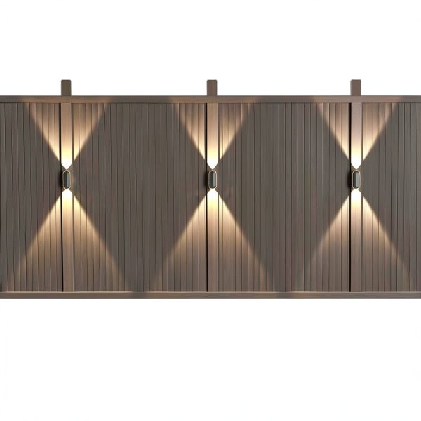 Ellasay Solar Fence Light 12 Pack 3000-6000K Bright LED IP67-2