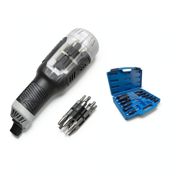 13-in-1 Ratchet Screwdriver Set by Wesdut Cr-V Bits Grip Black-5