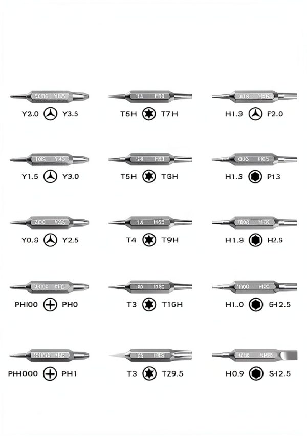49-in-1 Small Screwdriver Set, [Super Durable] Tiny Torx Screwdriver Fits All Ring Doorbell, Precision Magnetic Mini Repair Tool Kit for Watch, Laptop, Eyeglass, Camera, Men Gift Screw Driver-2