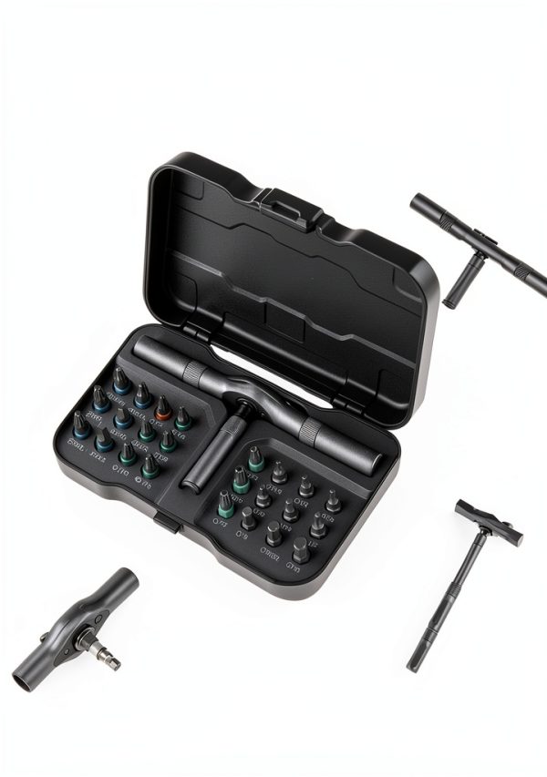 Ratchet Screwdriver Set VMAN 24-in-1 Magnetic S2 Steel Bits for DIY-6