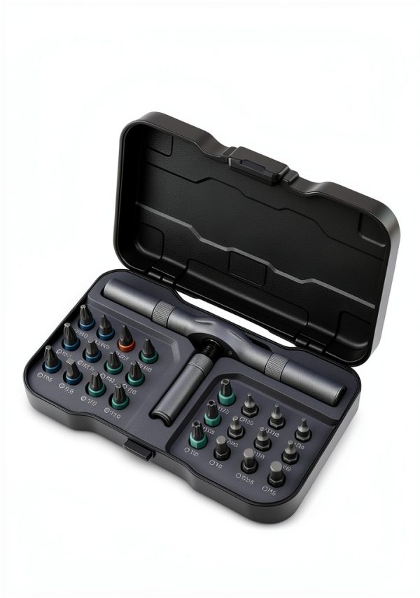 Ratchet Screwdriver Set VMAN 24-in-1 Magnetic S2 Steel Bits for DIY-1