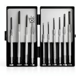 11 Pcs Small Precision Screwdriver Set, Tiny Screwdriver Set, Mini Screw Driver Kit with Slotted and Phillips Heads, Ideal for Watch, Eyeglasses, Toys, Electronics, Computer Repair-0