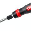 CRAFTSMAN Ratcheting Screwdriver Set CMHT68001 Magnetic Tip Black-6