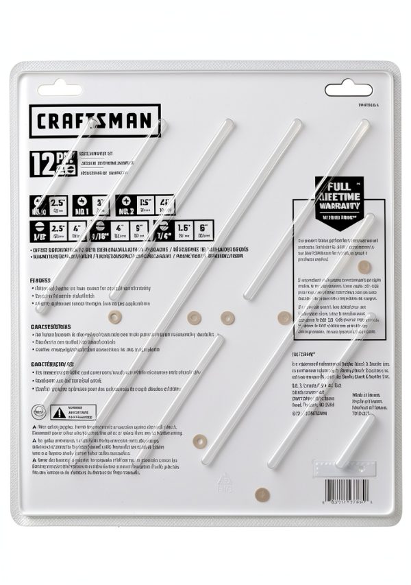 CRAFTSMAN Screwdriver Set 12-Piece Assorted CMHT65044 Alloy Steel-2