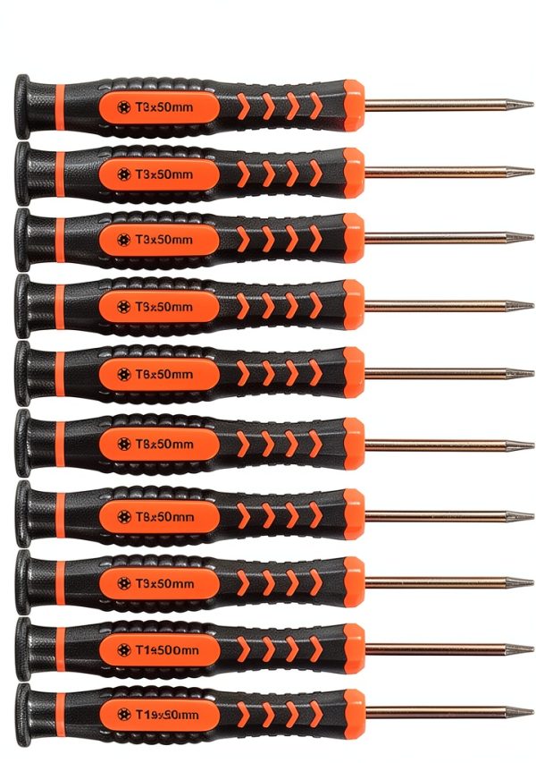 Torx Screwdriver Set TECKMAN 10-Piece Magnetic Small T2-T15-6