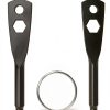 Christmas Gifts for Men KUSONKEY 4-in-1 Keychain Screwdriver Black-4