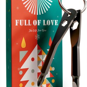 Christmas Gifts for Men KUSONKEY 4-in-1 Keychain Screwdriver Black-0