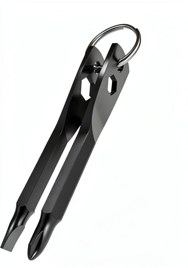 Christmas Gifts for Men KUSONKEY 4-in-1 Keychain Screwdriver Black-1