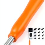 Screwdriver for Doorbell Screwdriver Replacement with WiFi Password Reset and Battery Change, Fits for All Video Doorbell Models (Orange), CTYUKHS-0