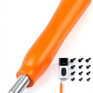 Screwdriver for Doorbell Screwdriver Replacement with WiFi Password Reset and Battery Change, Fits for All Video Doorbell Models (Orange), CTYUKHS-0
